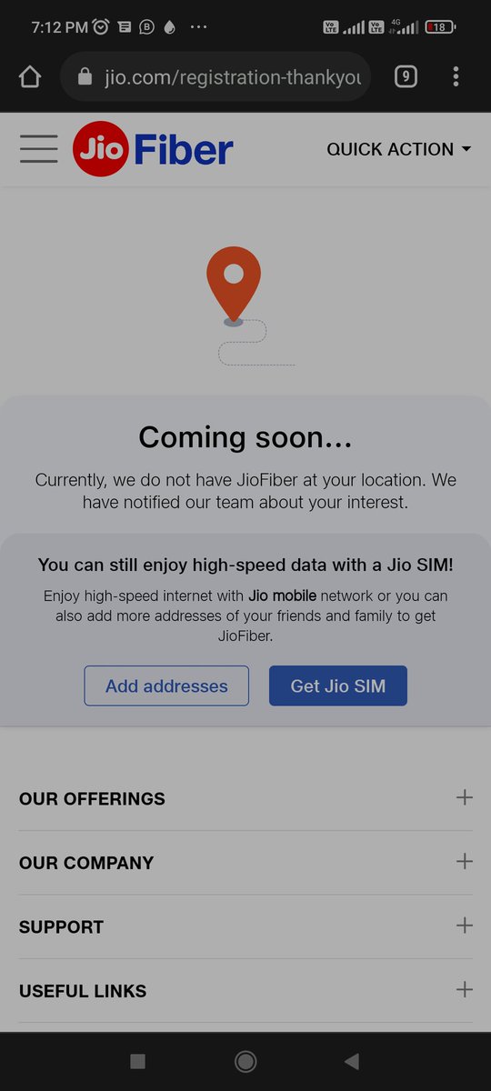 sonampiyush's tweet photo. @JioCare Not available at this area that's why I requested you to provide. Pls understand https://t.co/WOYJwd50a0