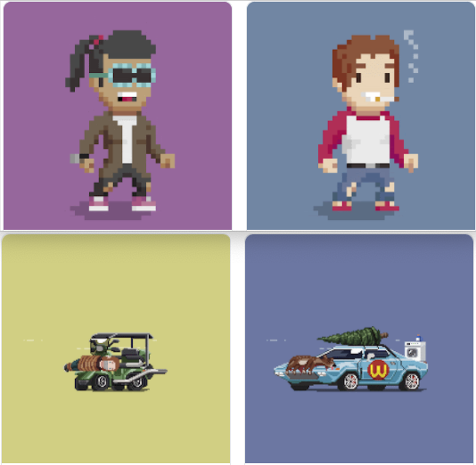 CryptoEjit's tweet photo. So now Vieva and Kraven can ride! 🚗🚗😃💪

@PixlsOfficial

#Pixls #nft #NFTs #pixlton #metaverse https://t.co/t4P0VDTItW
