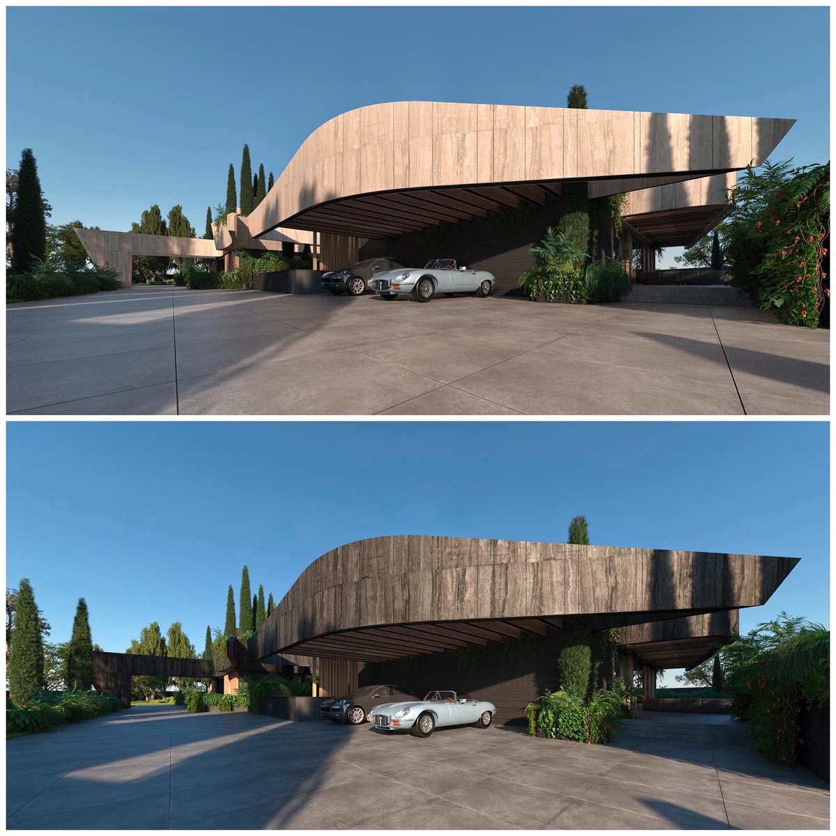 JoaquinTorres_V's tweet photo. Que os gusta más para fachada en este nuevo proyecto? Piedra en tono claro u oscuro?… https://t.co/o3IKwzXg0l