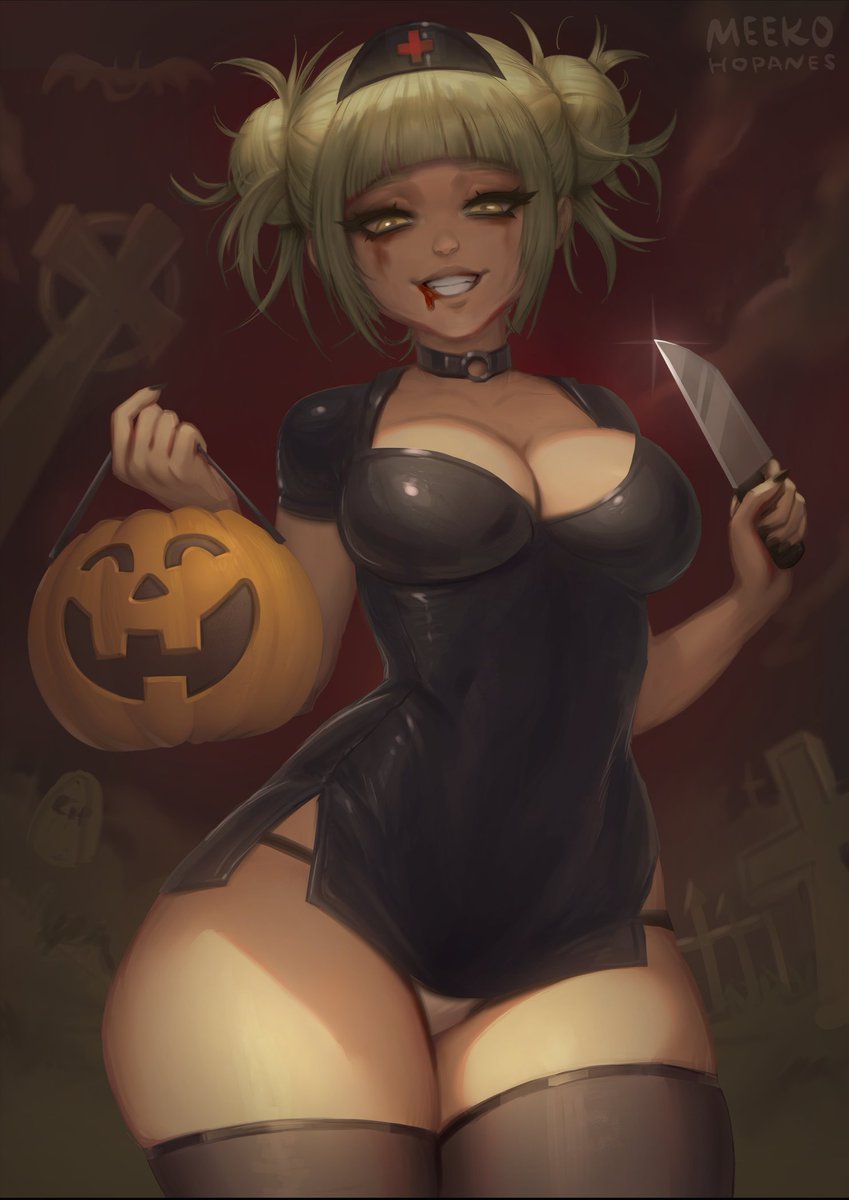 "Halloween is gone?~

no no silly. its always Halloween to me when your life, body and blood are my only cravings~

happy premature Halloween hihihi~"

#LewdRP  #Nsfwrp
