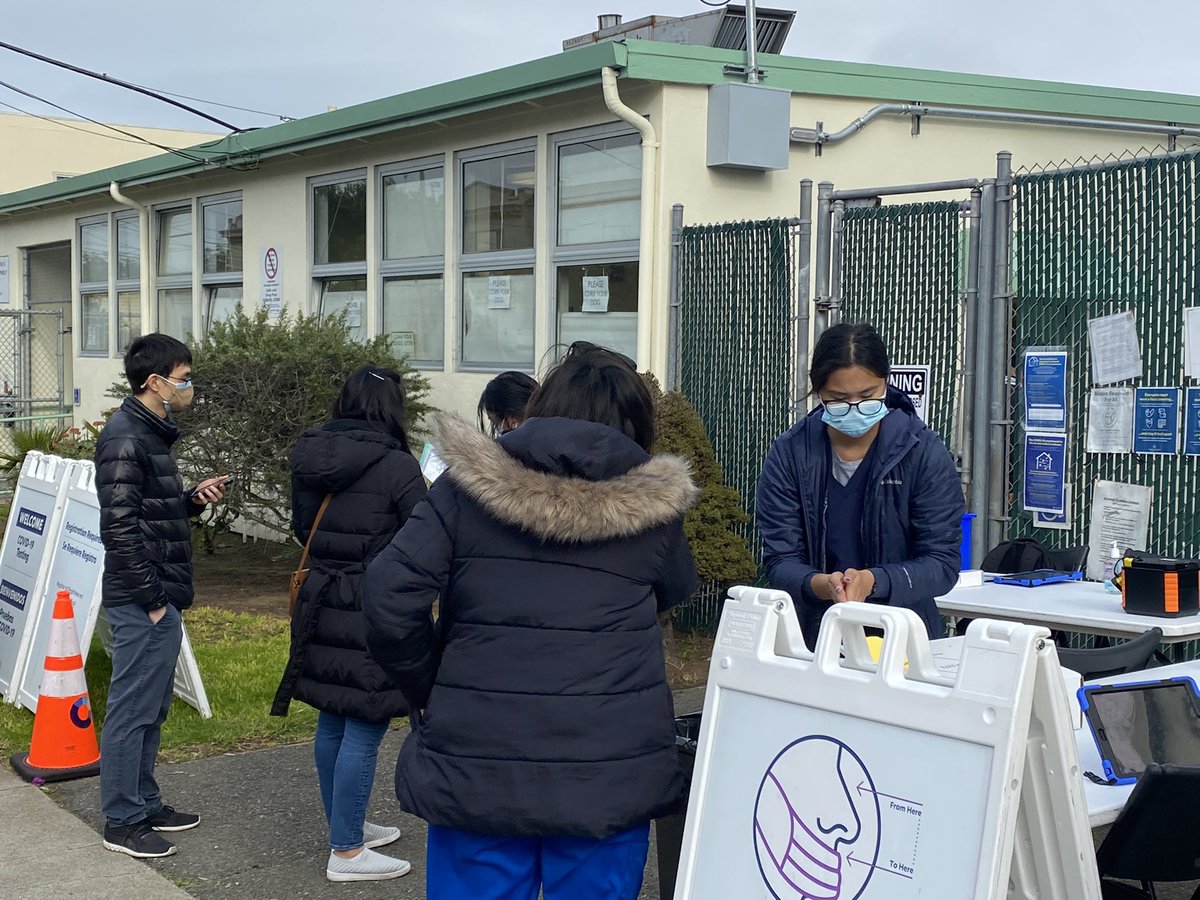 SFUnified's tweet photo. Yesterday, mobile COVID testing took place at Jefferson Early Education School as well as other school sites. 🧪 Learn more about where you can get tested this week: https://t.co/111yWBCGvm https://t.co/WSh7RQPDNz