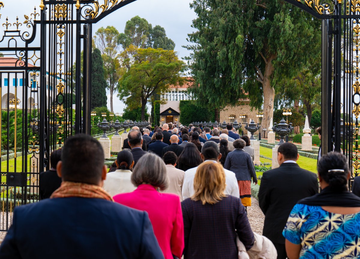 BahaiNews's tweet photo. Counsellors look ahead as conference concludes

Counsellors from across the world spent the past six days consulting about how #Bahai efforts to foster social transformation can further intensify in the years ahead.

Full story: https://t.co/PuQqLtXx5k https://t.co/G5bkPiKsFo