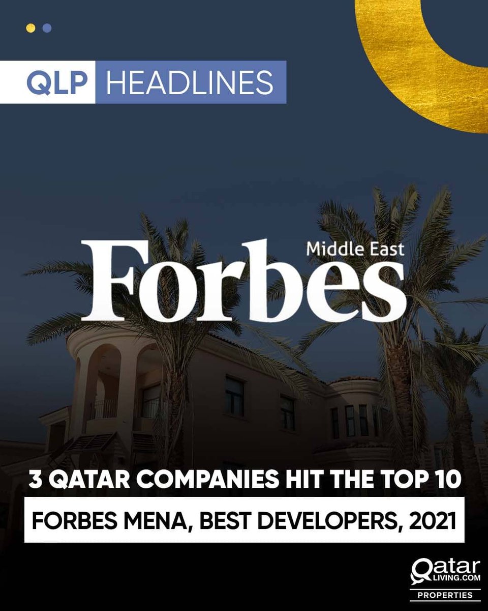 QL_Properties's tweet photo. A very well done to @qatari_diar , @ezdanrealestate and @barwaqatar for making it to the top 10 of the Forbes MENA top 50 list for 2021 👏🏼

Source: @forbesmiddleeast

#QLP #QLProperties #ForbesMENA #ForbesList #Top10 #TopRealEstate #QatarDevelopers #QatarRealEstate https://t.co/dSC5wrhHpo