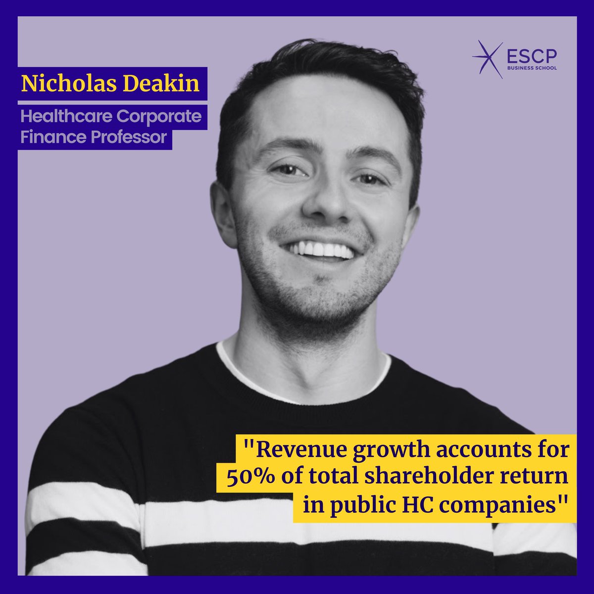 We were honored to have had Dr Nicholas Deakin as our professor of #corporate #finance in the #healthcare sector. We covered with him the impact of Covid on healthcare activities, the healthcare valuation and discussed biotech and digital health funding #opportunities.
Thank you!