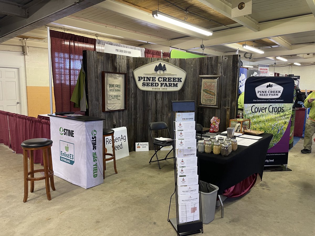 mccracken_chris's tweet photo. โฆ@CreekSeedโฉ โฆ@RegenagSeedโฉ Stop in and visit us at the the Keystone Farm Show building 9, booth 904A. Itโs been a good turnout thus far. #keystonefarmshow #covercrops https://t.co/jpNZ8mnLZt