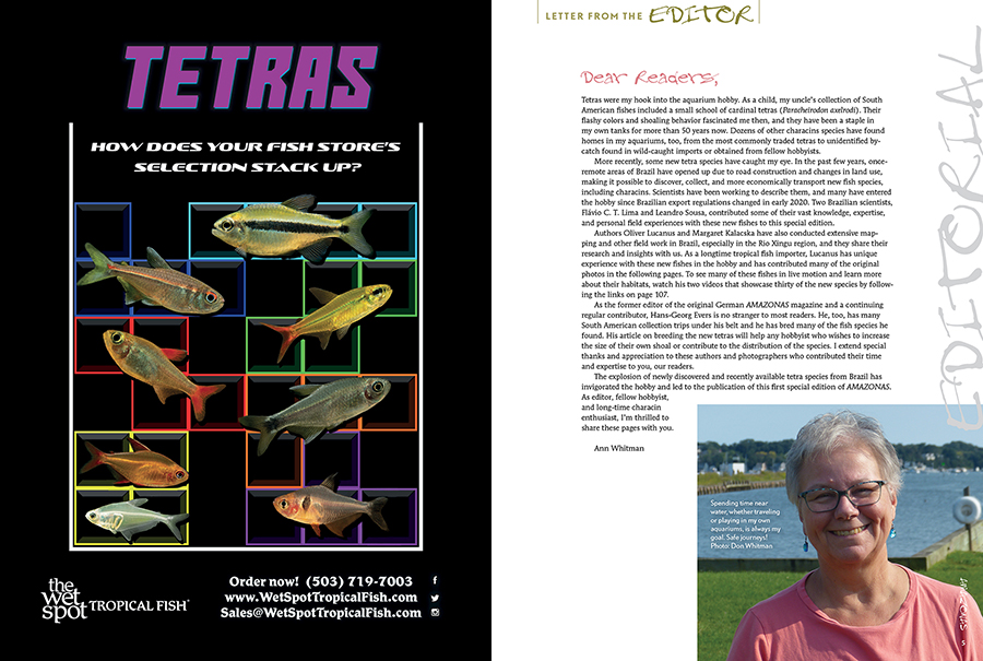 AmazonasMag's tweet photo. #InsideLook #AMAZONASmagazine - Ann Whitman decided to return to the Executive Editor role for #CHARACINSβNEW BRAZILIAN #TETRAS
Just 36 hours left for print subscribers to order and have it bundled with your March/April 2022 issue, shipping in early Feb! https://t.co/ATPFnWYg1o https://t.co/gDtO0x9MKr