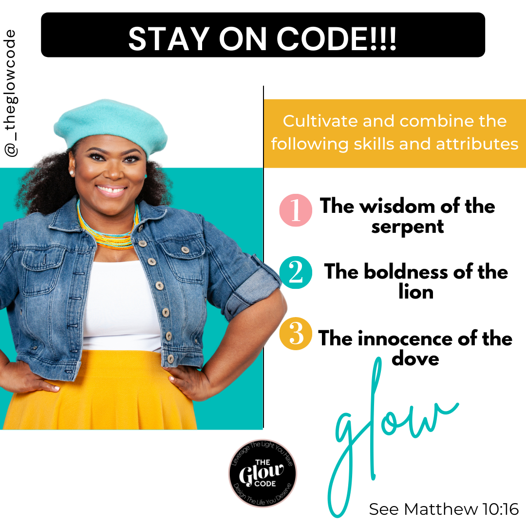 _theglowcode's tweet image. Good afternoon ladies!  It&apos;s #tellthetruthtuesday! 

The truth is we can&apos;t lose if we stay on code.  Strategically speaking...we need to  cultivate and combine the wisdom of the serpent, with the boldness of the lion, and the innocence of the dove.

Don&apos;t be taken aback by that s