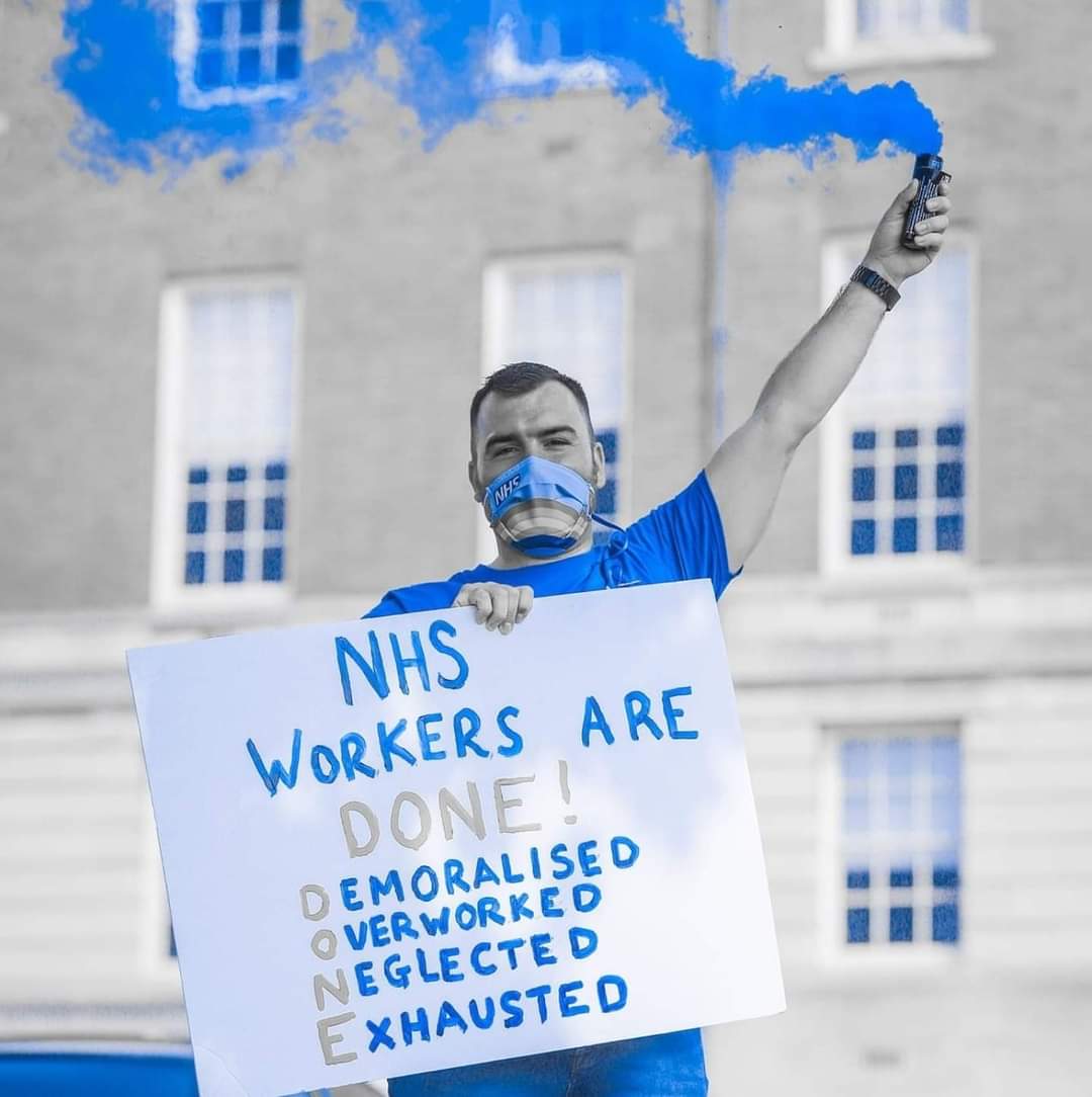 We are DONE! We are overwhelmed NOW! Ignoring and hoping we "get through" does not reassure the 1.4 million NHS staff!

Like and RT to show support for your NHS ❤🤙🏼

#Covid_19 #COVID19 #NHS #DowningStreetBriefing