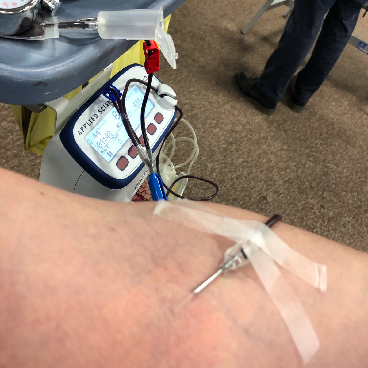 cmartindale2004's tweet photo. Blood donation day!🩸 
@GiveBloodNHS https://t.co/zDPifzhL4E