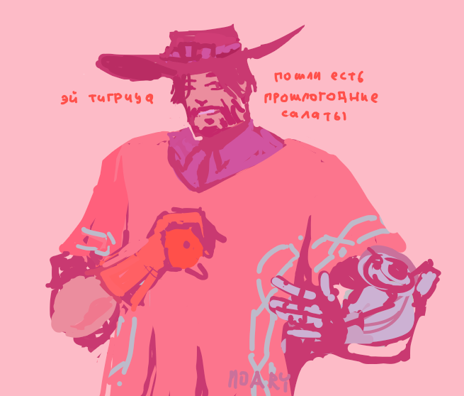 Moary_Ann's tweet photo. Лучший новогодний собеседник специально для @aVaPTM  
С 2022 тебя! 
Гадаем кто следующий
#overwatch #mccree #jessemccree ( #colecassidy ) https://t.co/r9ZPN34YpQ