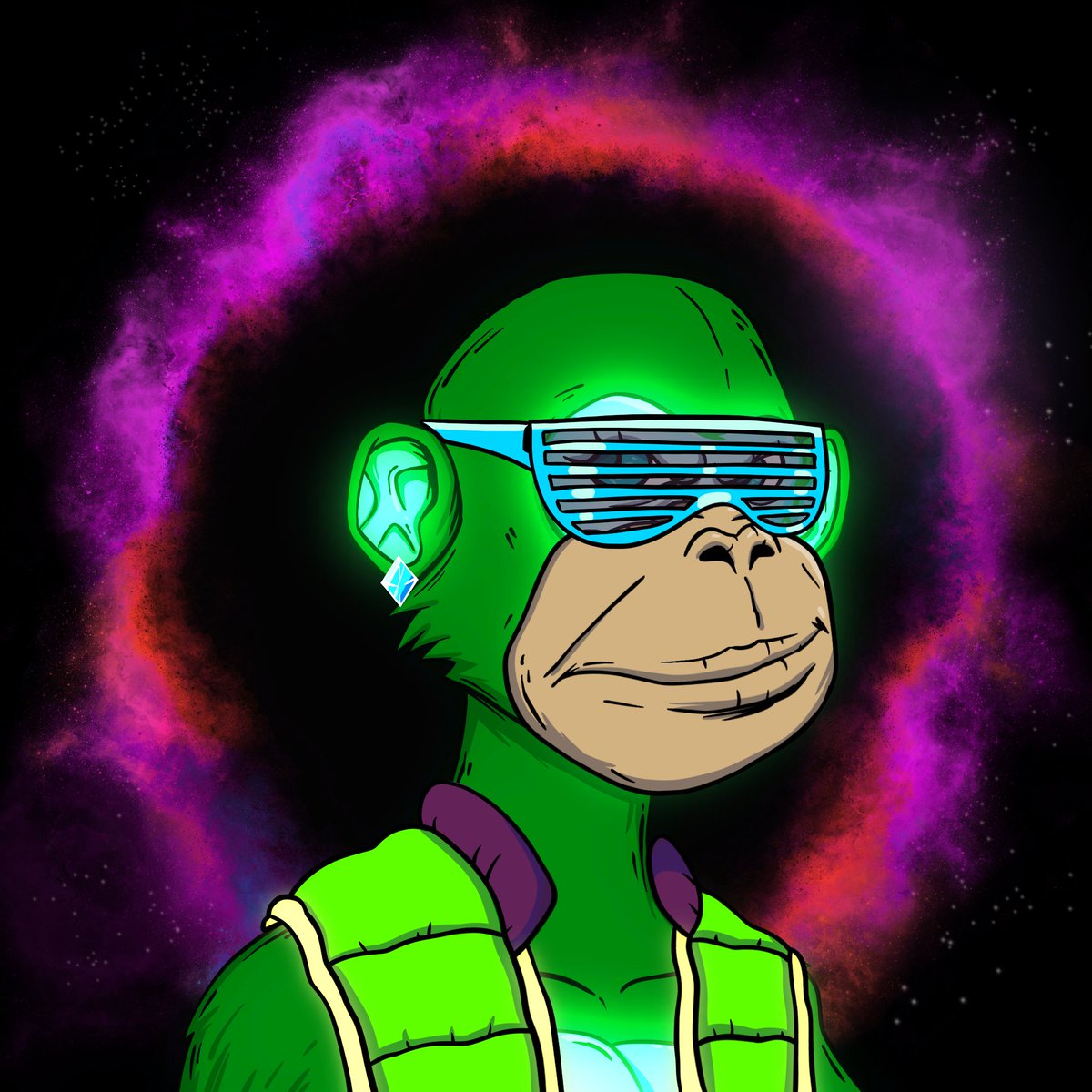 My first #CNFT. <a href="/SpaceApeClub/">Space Ape Club | The Ada Squad</a>