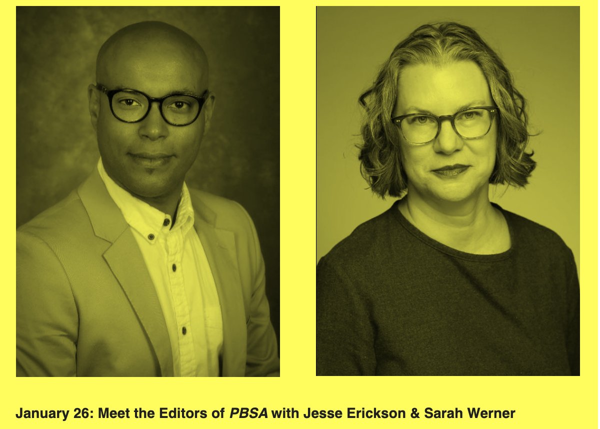 BibSocAmer's tweet photo. Interested in publishing in PBSA? Join Editors @wynkenhimself & @Bibli_be_Us for a Q&A this #BSABibWeek22, 1/26 @ 4pm EST.
All are welcome! Free w/ registration thanks to sponsorship by James Gray Bookseller ➡️ https://t.co/nTCuv1D77Q https://t.co/fgBePqX0Ma