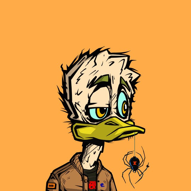 nftmgt's tweet photo. @AshleyDCan @DazedDucks Welcome to the Duck! (the beak spider is so funny, had to get one of those too 😎) https://t.co/MSlVHeX233