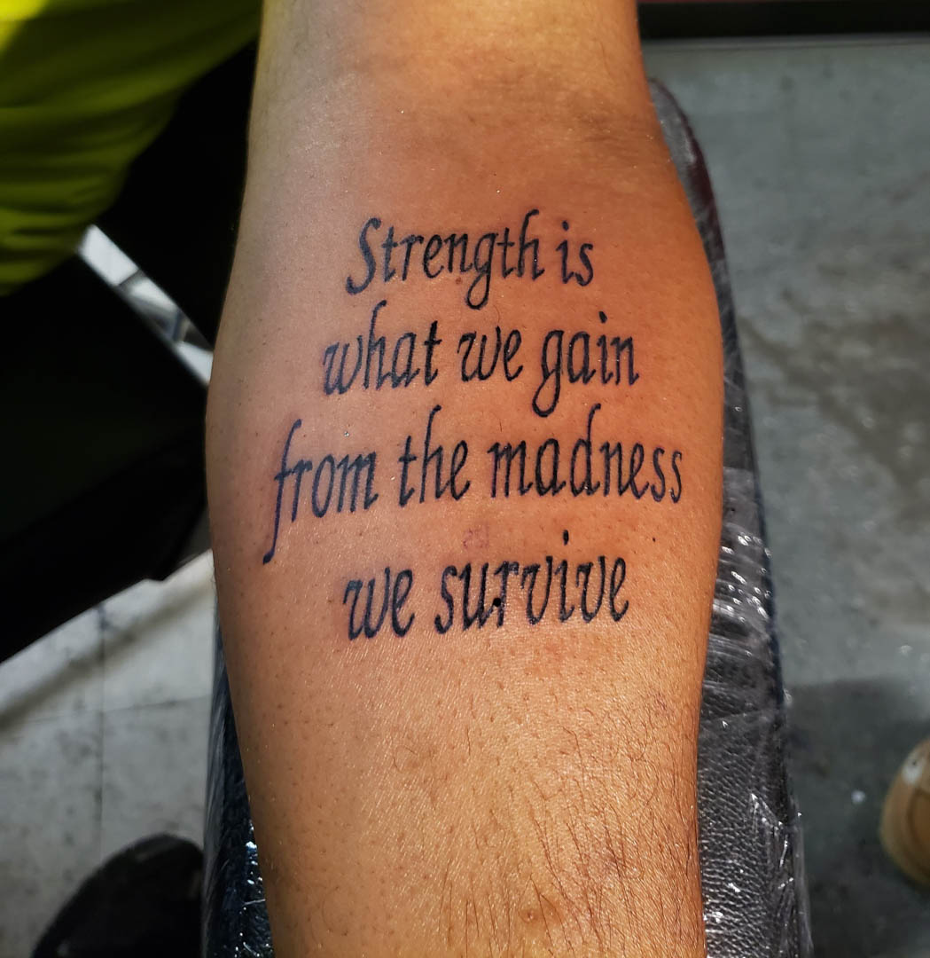 Survival Quotes Tattoos