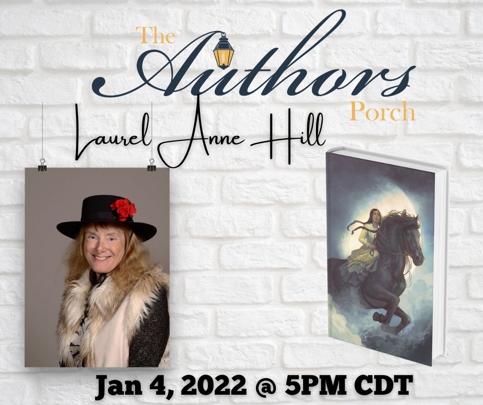 LaurelAnneHill's tweet photo. The Authors' Porch #AuthorsPorch will interview me today 3pm PST (5pm Central) live. Press get reminder button for reminder. https://t.co/FRGOGbAwzB https://t.co/0pjBtAfCwU