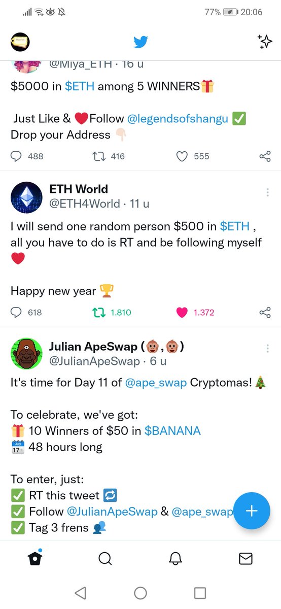 MauriceBoud's tweet photo. @ETH4World Done
I really hope I win and I hope you had a great New Years eve!! https://t.co/vTqdaRLD3w