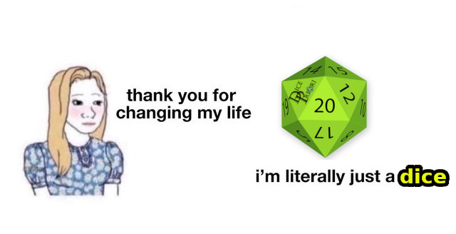 and a diamond is just a chunk of carbon, you beautiful math rock!