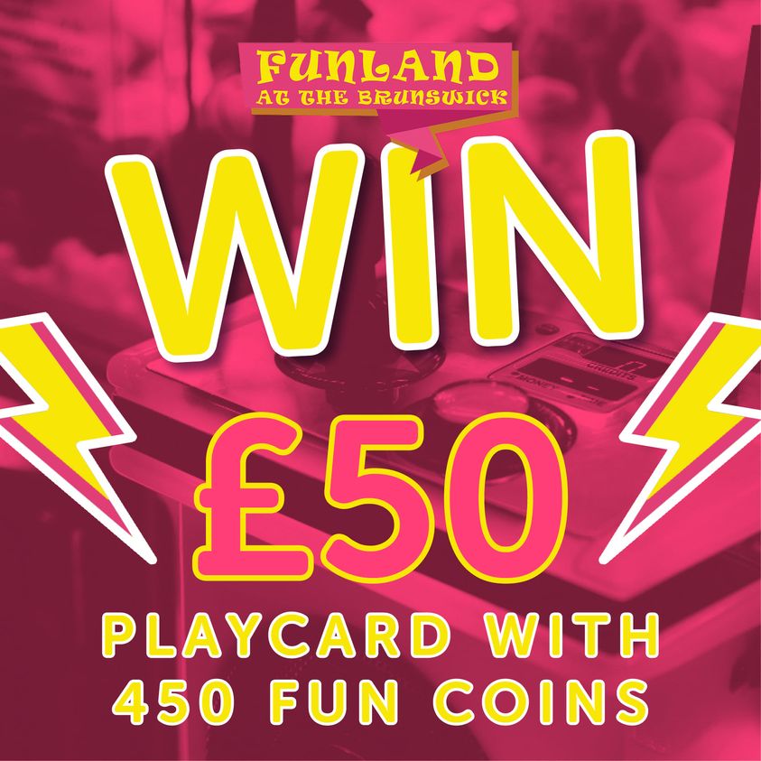 FLBrunswick's tweet photo. To help celebrate the 🚀launch of our new website, we are giving one of our followers in the UK the chance to win a £5️⃣0️⃣ play card!!!! With 450 fun💰 coins loaded and ready to use at our amazing 🥳 Brunswick Square, London location. https://t.co/067avdZfwK