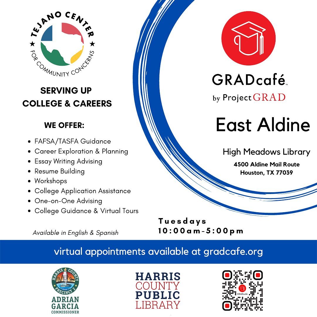 Has the holiday break given you time to think about your plans for college &amp; career? 

Are you a senior &amp; need help completing or starting applications to college or financial aid? What are the next steps? Two locations to serve you today.  gradcafe.org