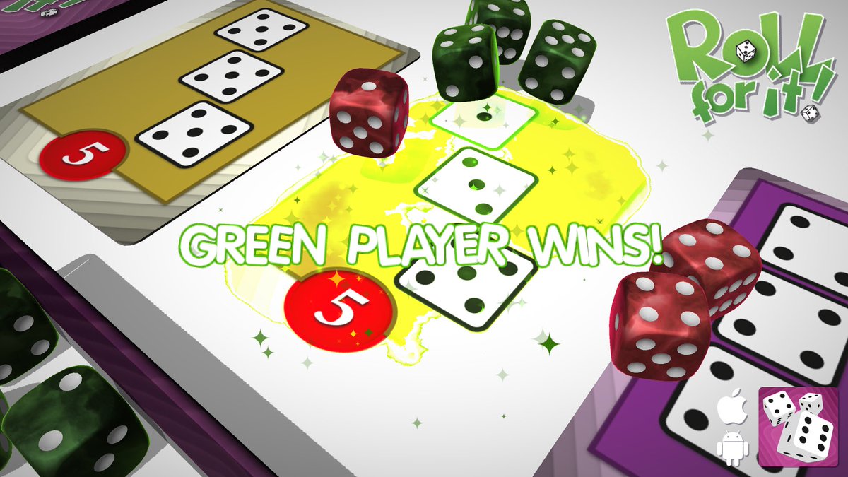 critshappen's tweet photo. Just had a great game of #RollForIt! Green Player won. π²ππ https://t.co/G1JowXxgDw