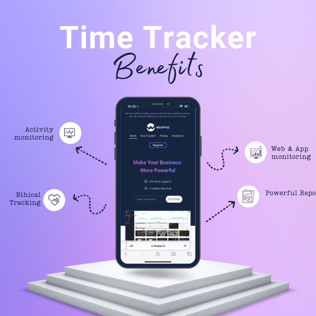 weapp_io's tweet photo. 🖥Introducing WEAPP Time Tracker !

⏱Every minute matters!

Monitor and report your team Activity, Screens, apps and websites

Download and start using it for free ➡️https://t.co/HSH8RVDFVu

#timetracking #software #payroll #productivity #timemanagement #hr #timetracker https://t.co/nH4htR59WX