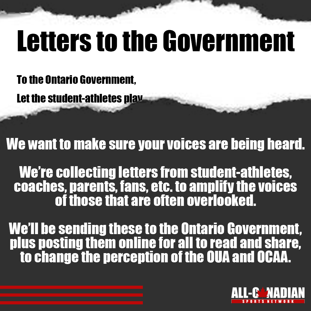 AllCdnSportsNet's tweet photo. We want to make sure your voices, your thoughts, and your opinions are heard and amplified in the wake of Monday's news.

Those interested in sharing their thoughts in a letter are encouraged to do so.

Letters can be emailed to: allcanadiansportsnetwork@gmail.com

#AllCanadian https://t.co/1ct5thQB6G