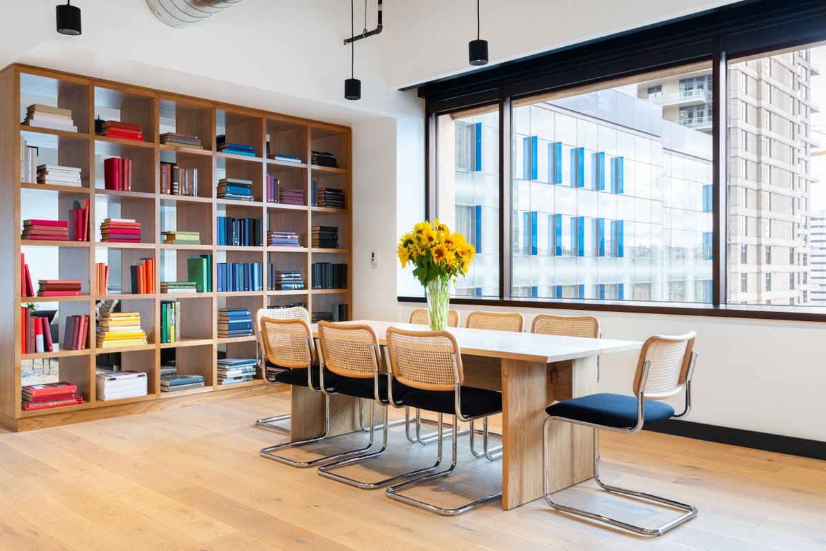 WeWork's tweet photo. Rainbow reads. 📚 #wework #weworkseattle https://t.co/mehl9m2juu