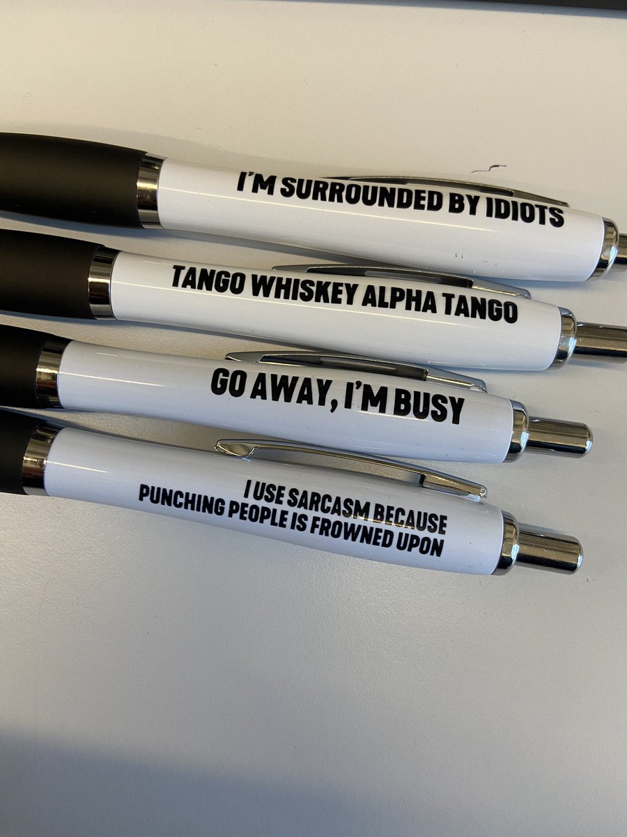 miagiambo's tweet photo. I’m sure these pens were made personally for me https://t.co/467cTRAdFU