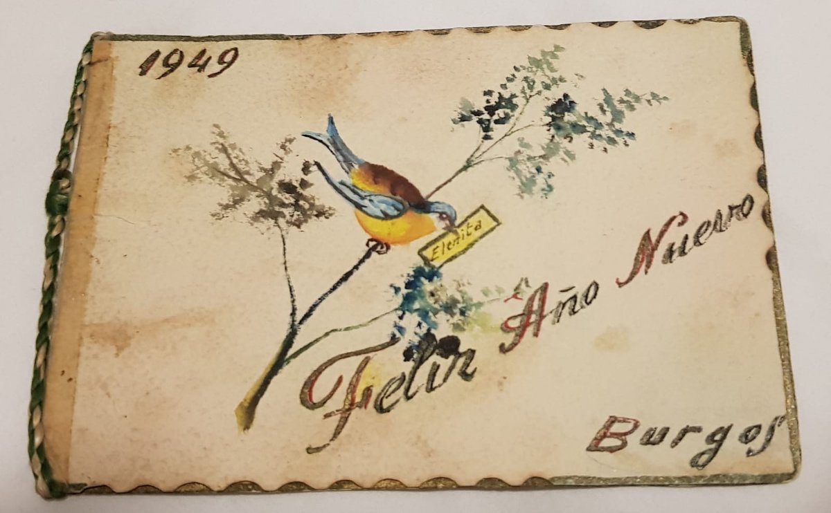 _chetos00's tweet photo. A mi bisabuelo Antolín le metieron en la cárcel durante la dictadura franquista, y en enero de 1949 le envió esta carta desde la cárcel a mi abuela Elena para felicitarla por su cumpleaños. Hace poco mi padre la ha encontrado y la comparto por aquí porque me parece preciosa 🥺 https://t.co/3TnkuyPgRA