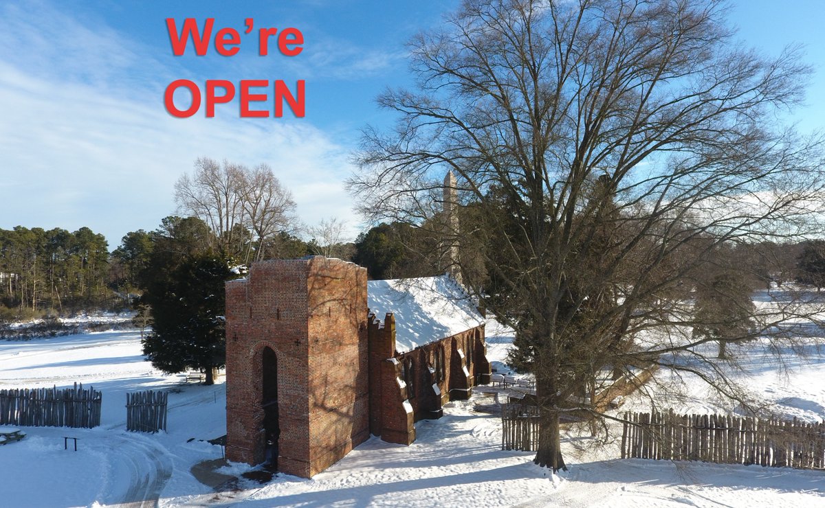 JRarchaeology's tweet photo. We are now open! Please see the #visitguide for additional information. Visit Guide: https://t.co/3xDiKMa7gG #weather #update https://t.co/ntftved6qW