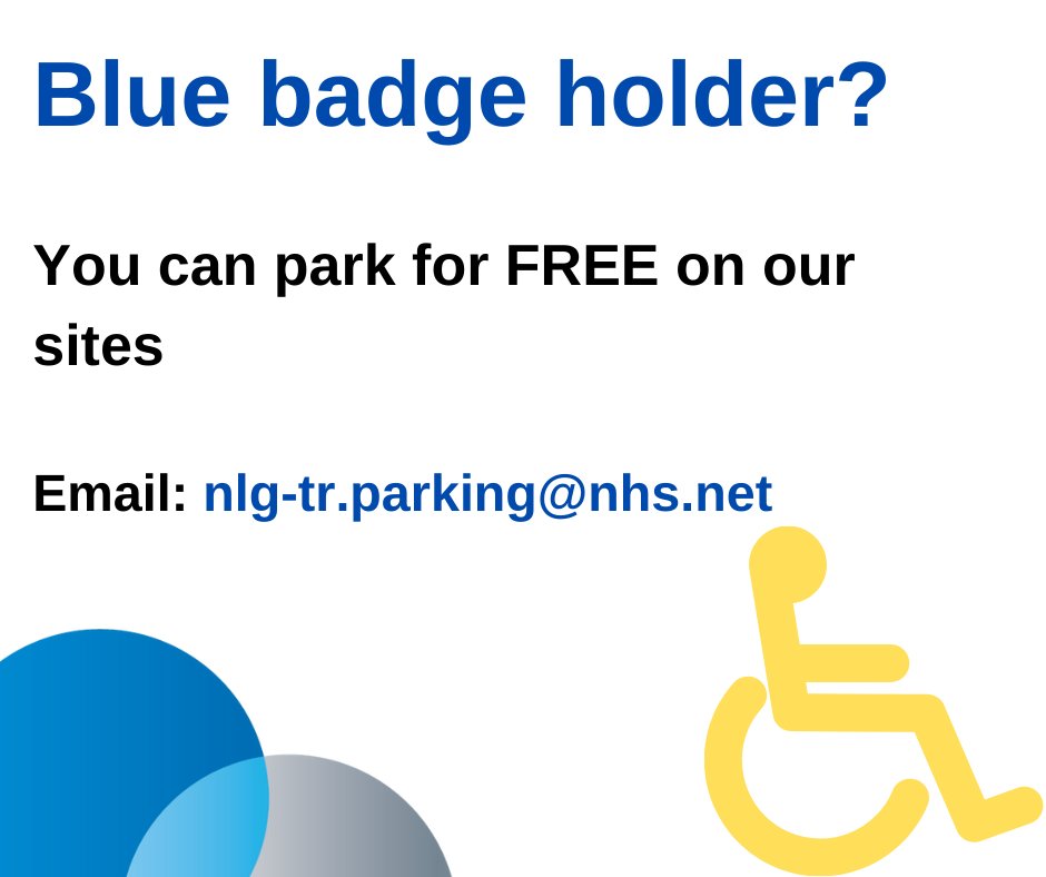 NHS NLaG on Twitter "Did you know that parking on our hospital sites