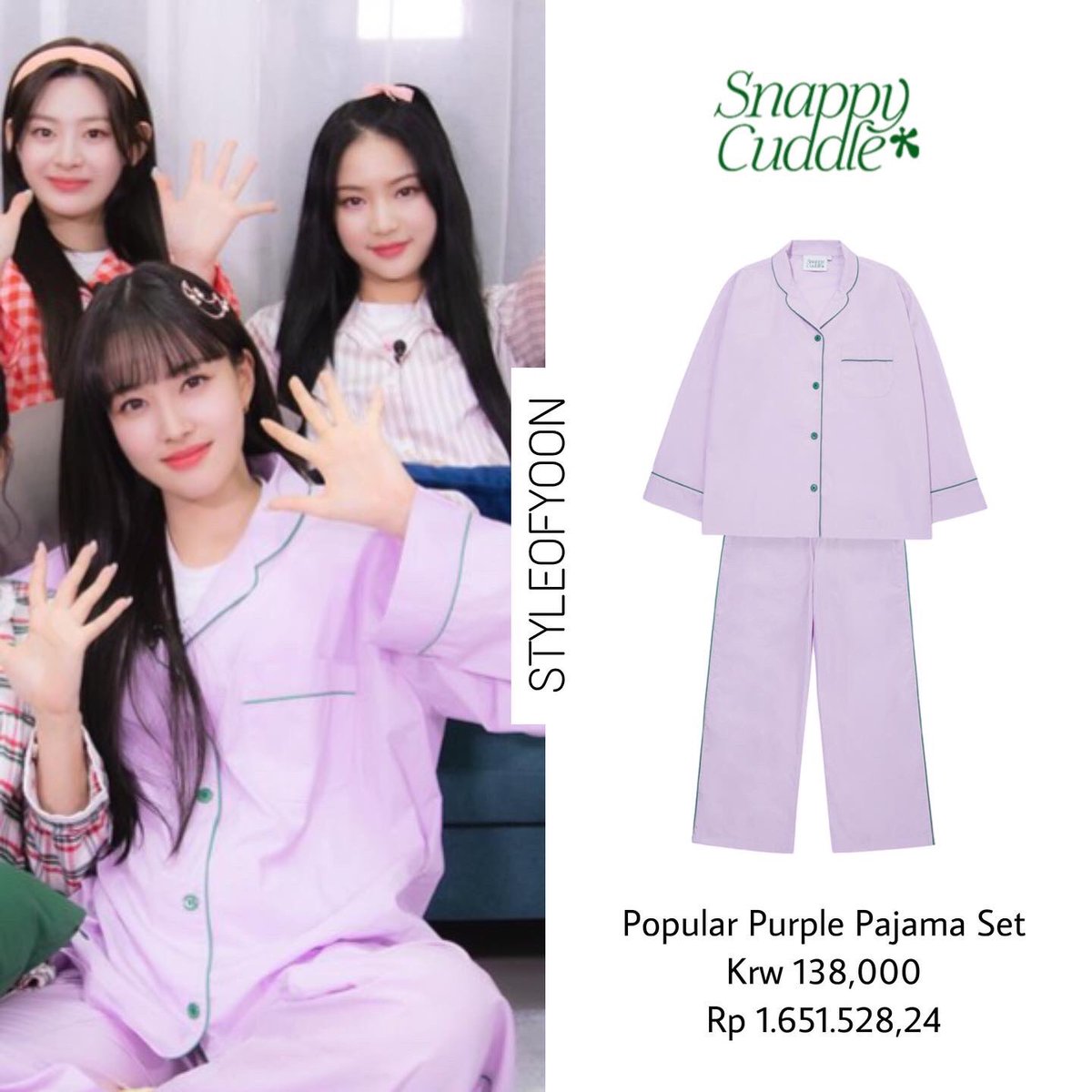 styleofyoon's tweet photo. Stayc YouTube Update
——
@snappycuddle pajama 
——
⚠️ don't steal my info, give full credit⚠️

#stayc #staycstyle #staycfashion #yoonstayc #yoonstyle #윤 #스테이씨윤패션 #스테이씨윤스타일 #스테이씨 #sobad #staycyoon https://t.co/8Ukzntj9k6