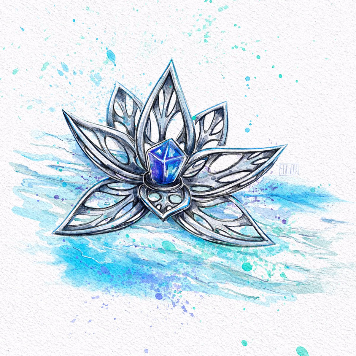 Drawing sad pretty flower until s4 comes I guess? 👀✨⁣
⁣
#TDP #tdpart #TheDragonPrince