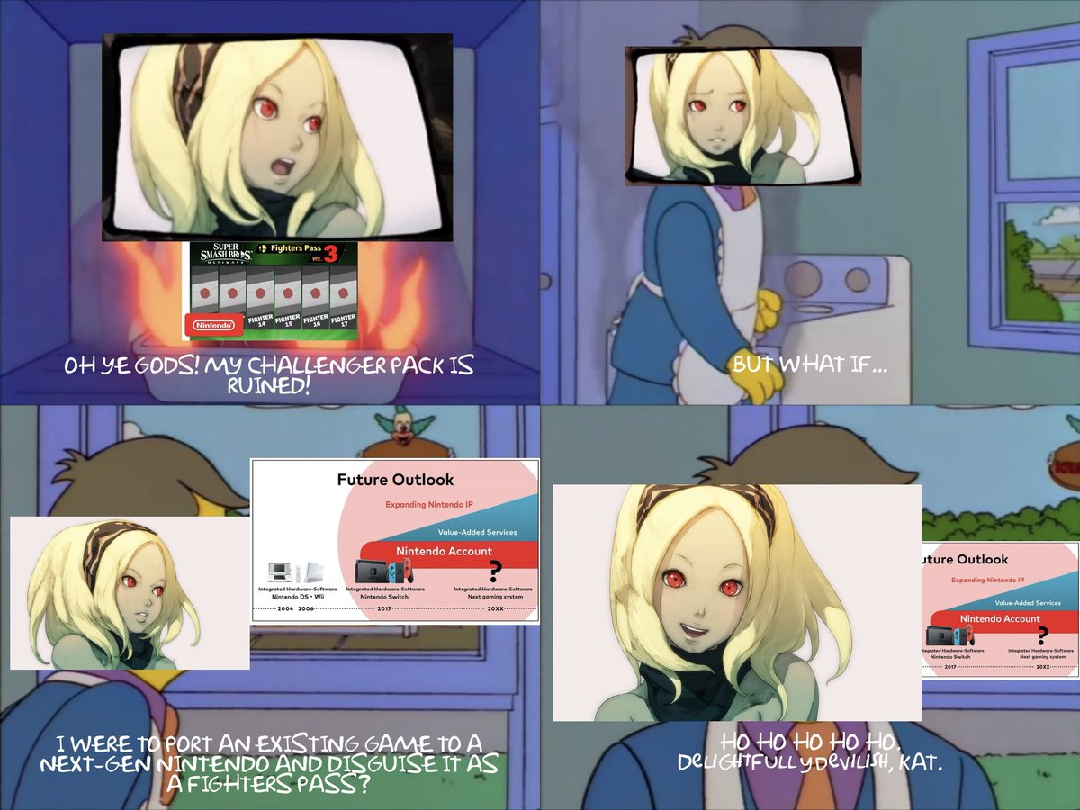 Jake_kuhn4's tweet photo. I saw that Nintendo is releasing a next-generation console in 20XX. #SuperSmashBrosUltimate #FightersPass #GravityRush #NintendoSwitch #NintendoNextGen #SteamedHams https://t.co/QDiS2XqRt7