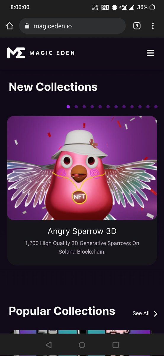 ✅We are Live On @MagicEden_NFT 🏁
  
🖼️If you Not Mint Our NFT Please Mint before 07/01/2022. We are refund 0.1 sol If you mint before 07/01/2022 ✅