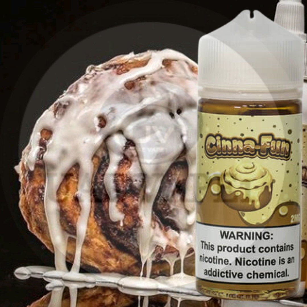 UaeVape1's tweet photo. Cinna fun 100ml 2mg e liquid available now #cinnafuneliquid #cinnafun #VAPEDXB #vapeuae🇦🇪120ml #eliquids #liquidvape https://t.co/ZQWbk7d93l