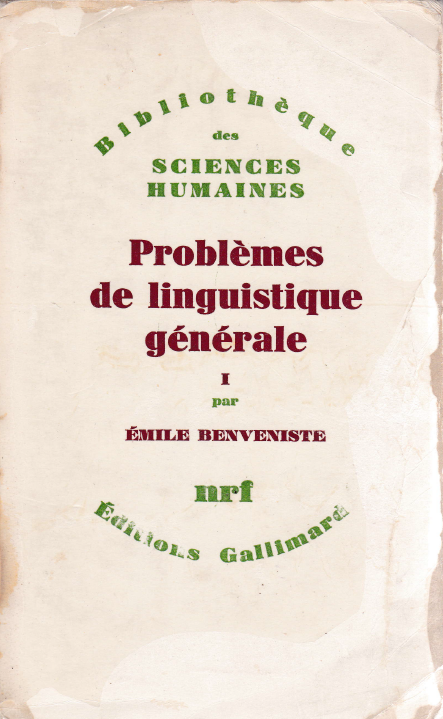 JLC1956's tweet photo. @J_M_Fournier @MarCandea Voici le texte original de #ÉmileBenveniste, page 290 dans le livre de 1966 (PLG1, Chapitre XXIV). C'est le premier livre de linguistique que j'ai acheté, en novembre 1976, quand j'avais #vingtAns, et que j'étudiais les mathématiques … https://t.co/Nah48HPDGb