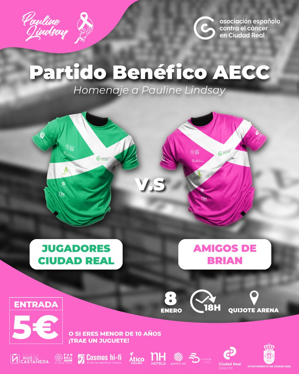 fbmclm's tweet photo. 🎗Os recordamos que este sábado día 8 tenemos una cita con el #balonmano por una buena causa 

 🎟¿Aún no tienes tu entrada? 📥 ¡Tienes hasta el mismo sábado!

👐Anímate y colabora en esta inciativa en la que todo lo recaudado irá para la @ContraCancerEs en #CiudadReal https://t.co/yzzUqiugI6