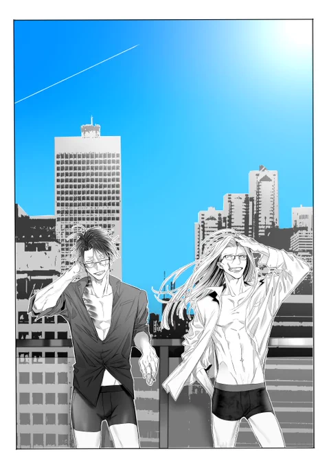 史親くんはごくどうのメインストーリーにおいては基本受けなんだけど圍くんに対してのみ攻め…そして史親くんは50歳頃に殺され、圍くんは史親くんのためだけに伸ばしていた髪を切るのだ… #ごくどう