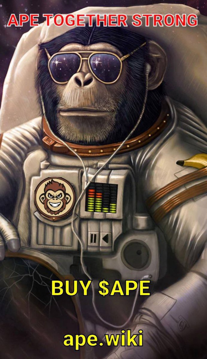 Buy some #APE make some #APE 

#APESNOTLEAVING on #BSC