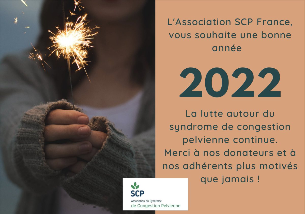 L’association vous souhaite une #bonneannee2022 ! La lutte pour le #syndromecongestionpelvienne continue avec de nombreux projets à venir en 2022 ! Nous pensons à toutes les femmes souffrant de #douleurspelviennes ! Courage à vous ! #Merci de nous suivre !