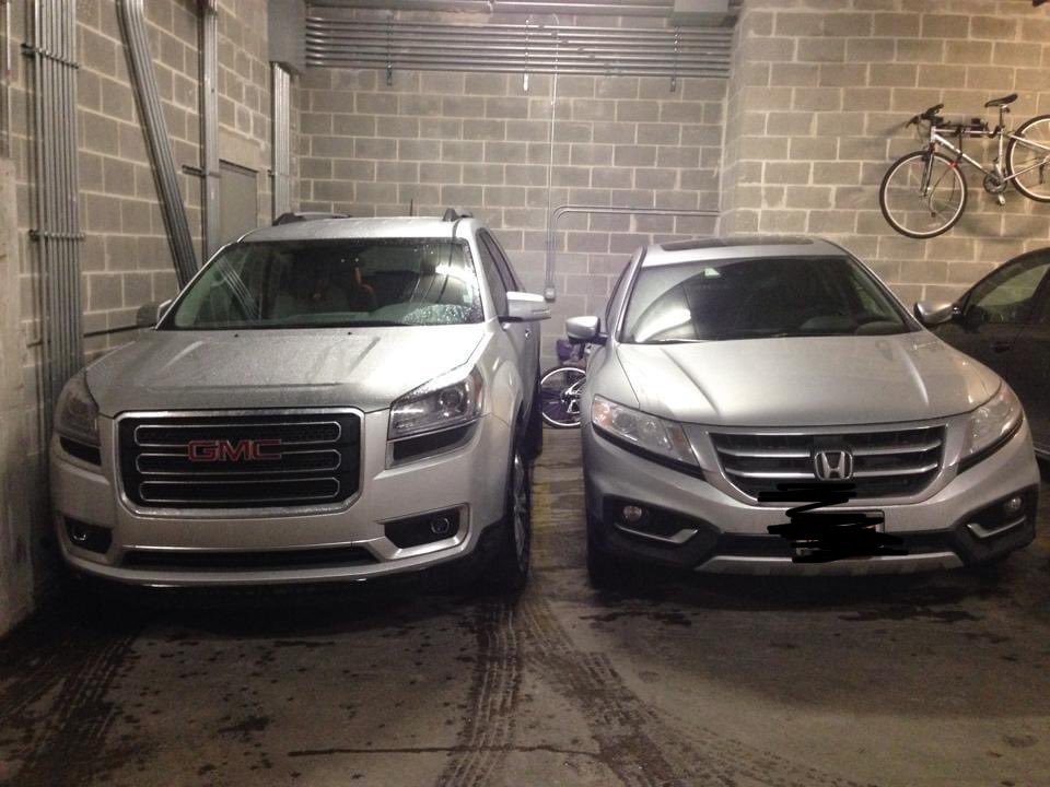 The parking spot on the left (the GMC) was mine when I first moved to Chicago. I don’t miss it.