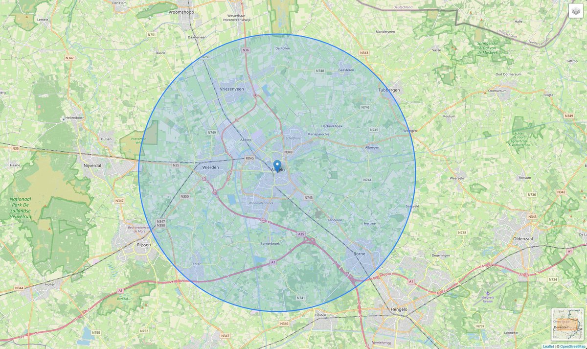 My personal 10KM-radius from where i live
#groenejaarlijst #LocalBigYear #BirdsSeenIn2022