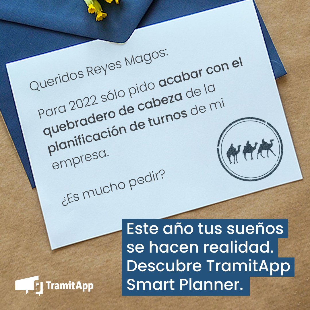 tramitapp_es's tweet image. 💫🎄¿Has escrito ya tu carta a los Reyes Magos?
#DescubreTramitApp #SmartPlanner #PlanificadorTurnos