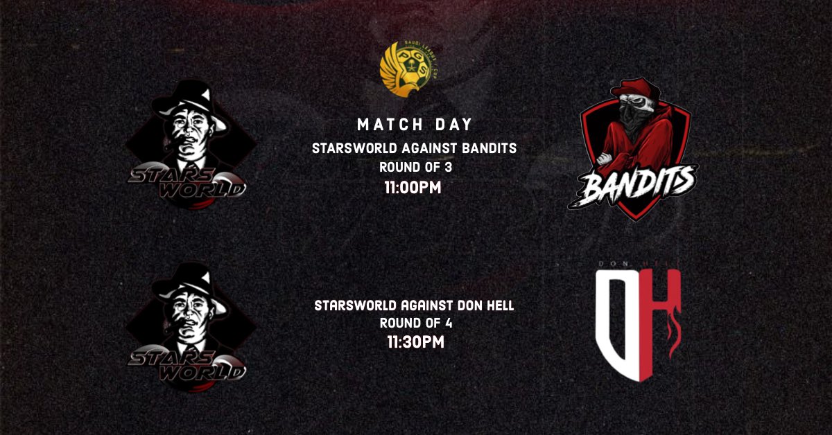 Match Day 🗓
#StarsWorld 
🏆| @PGS_KSA  ⤵️