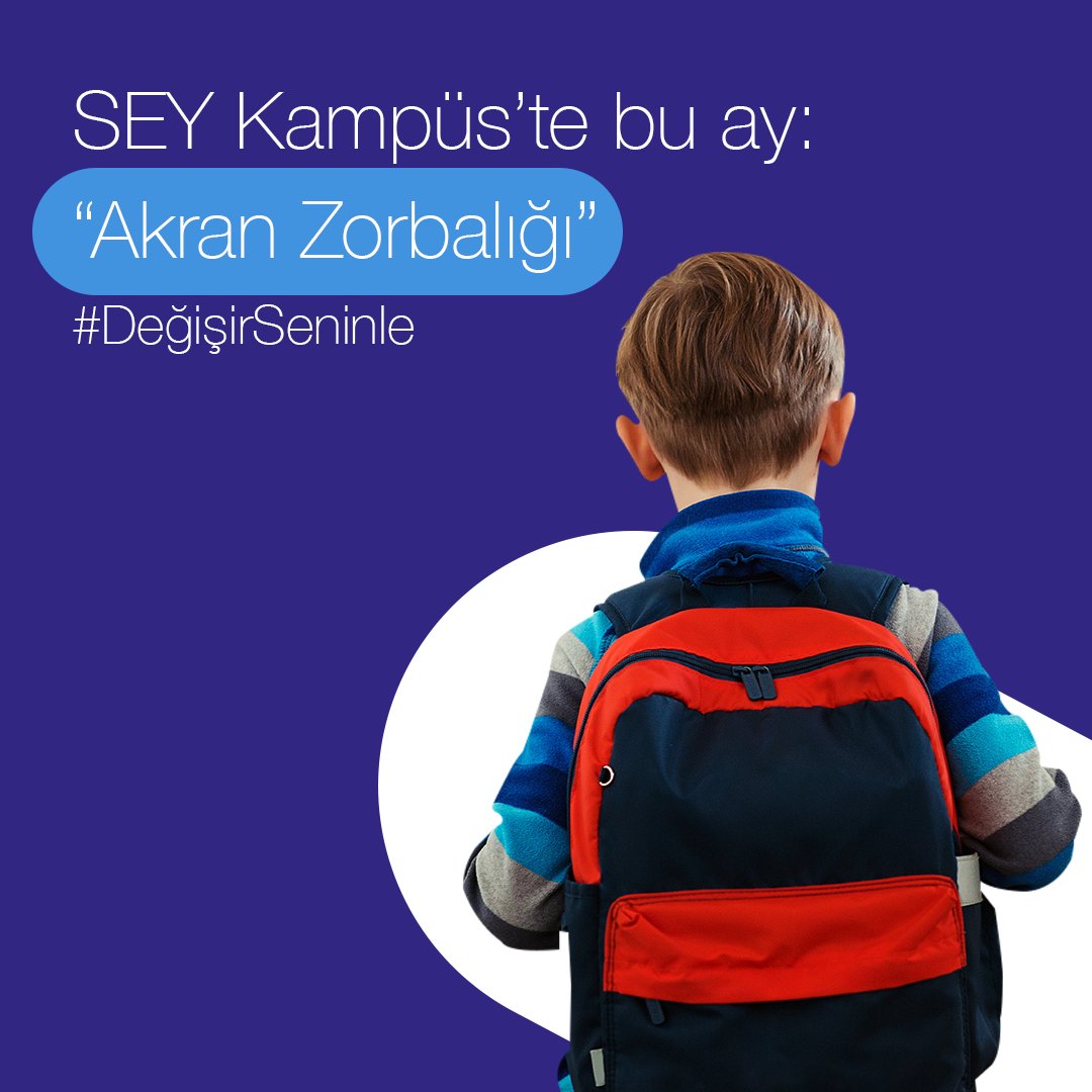 Akran zorbalığı son yıllarda sıklıkla karşılaşılan bir sorun. Peki akran zorbalığı nedir ve buna maruz kalan çocukların aileleri nasıl bir yol izlemeli? 
Akran zorbalığı üzerine merak edilen her şey SEY Kampüs’te cevaplanıyor, izlemek için: bit.ly/3FWsh38