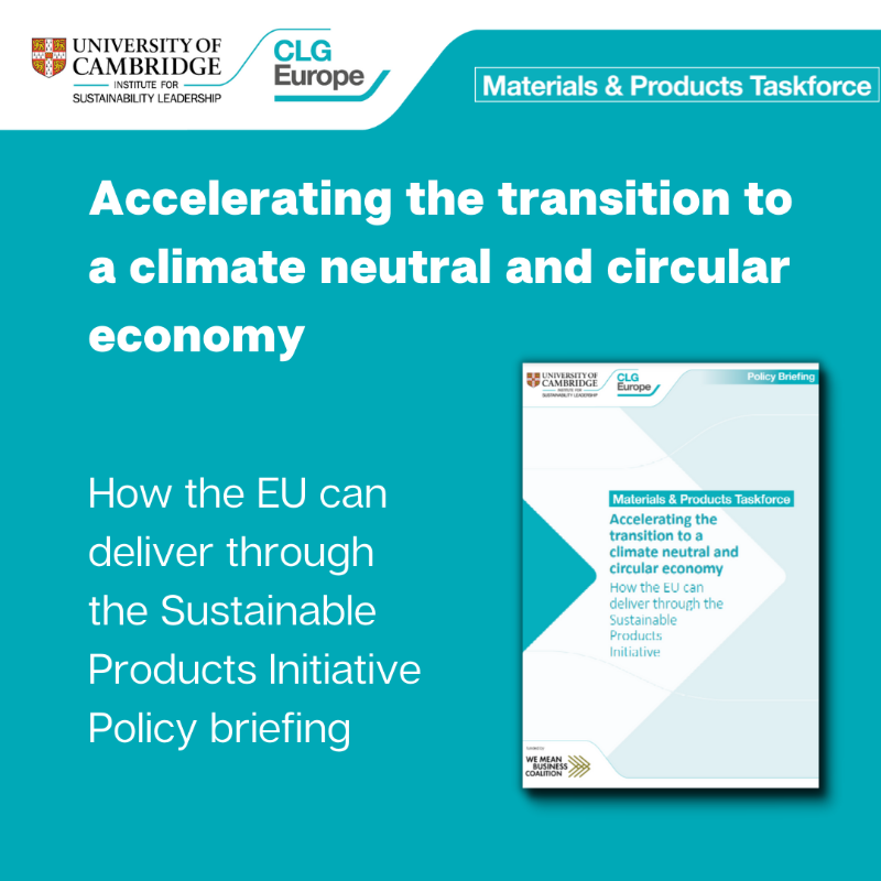 ClimateCLG's tweet photo. At the end of last year #CLGEurope launched a new Taskforce for #climateneutral & #circular materials & products 🔄. Ahead of the Commission releasing the #SPI proposal this spring, the new policy briefing you can find below presents five key recommendations.
⏳ #2021highlights