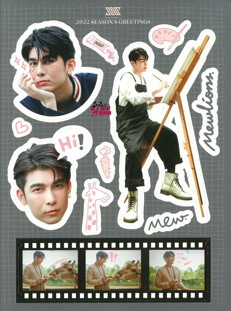 WaanjaiArchive's tweet photo. [SCANS] MSS Season Greeting 2022 x Stickers ☀

▶ No business intended. Personal collections only.
▶ Don't remove the watermark.
🥰Please support buying the original.

#MewSuppasit 
@MSuppasit https://t.co/woWLRKKhyX