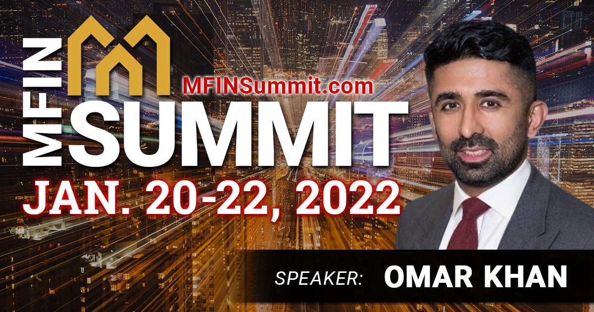 We are excited to announce that Omar Khan will be speaking at the #MFINSummit this January!

For more details and to get your ticket, please visit mfinsummit.com.

#multifamilyinvesting #multifamilyinvestornation #realestateinvesting #apartmentinvesting