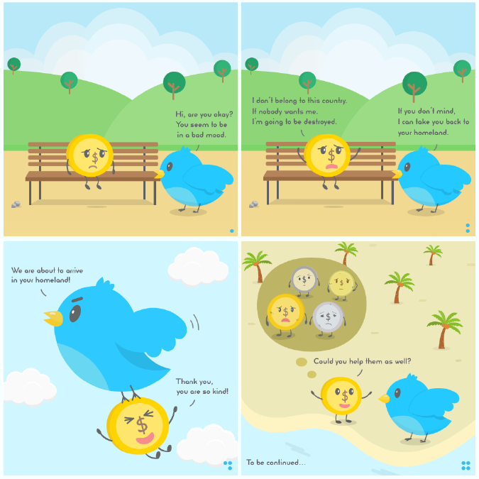CoinBirdsApp's tweet photo. Coin Birds Adventure Stories on Instagram: 
https://t.co/acV2oAxRST

#comics #instagram #coinbirds https://t.co/QxyIoBjcUD